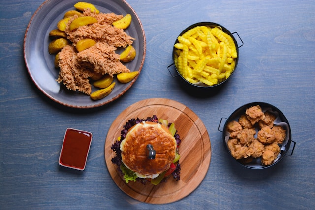 Meals being served