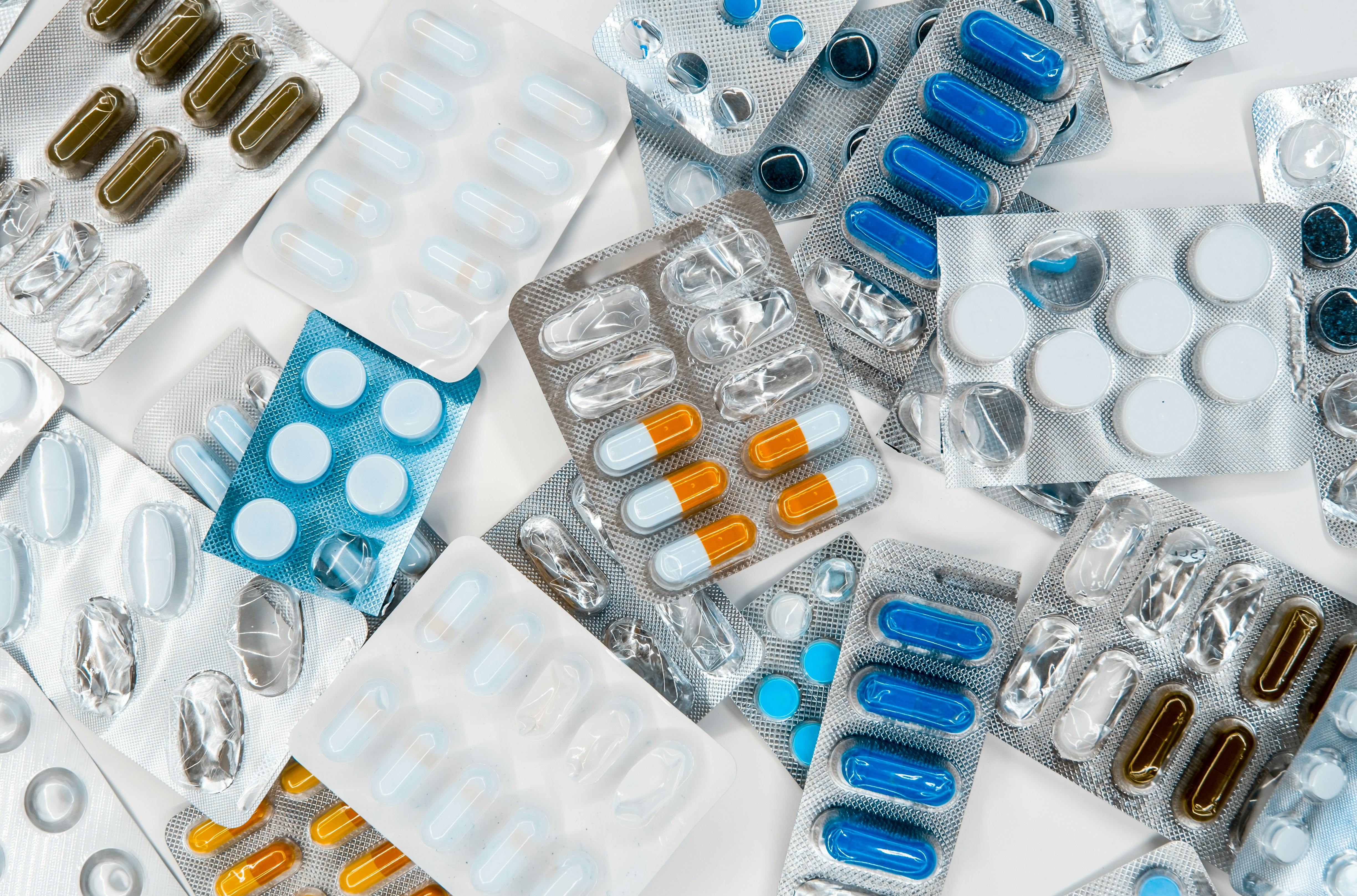Medicines being displayed